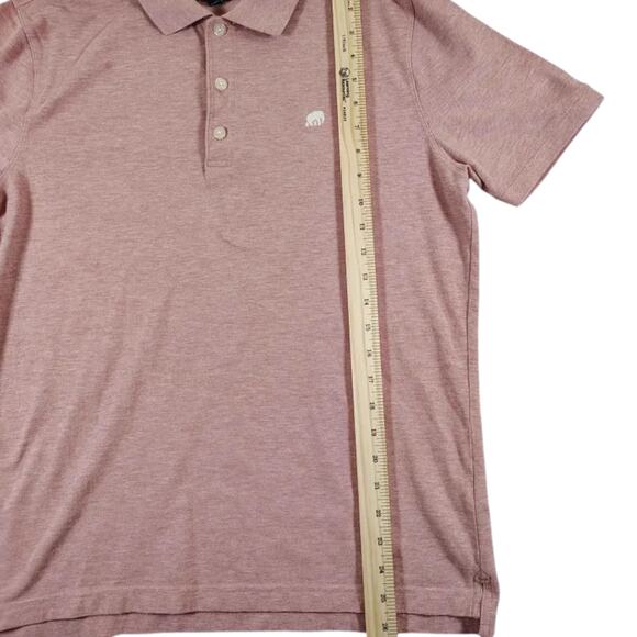 Banana Republic Men's Polo Heather Red - Elephant Logo - Size: Medium - Picture 6 of 6
